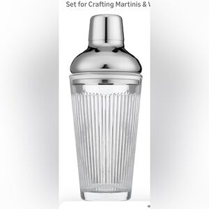 Holiday Cocktail Shaker Set of TWO 
Stainless Steel‎ for Crafting  Cocktails